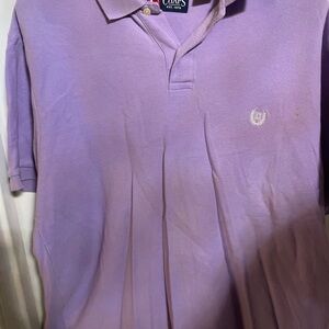 Chaps Men's Purple Polo Shirt